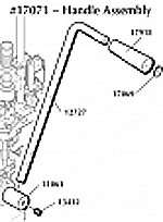 Roller handle assy for 1050